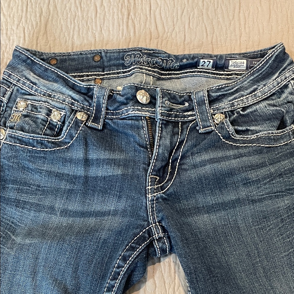 Miss Me Women's Dark Blue Boot Cut Jeans